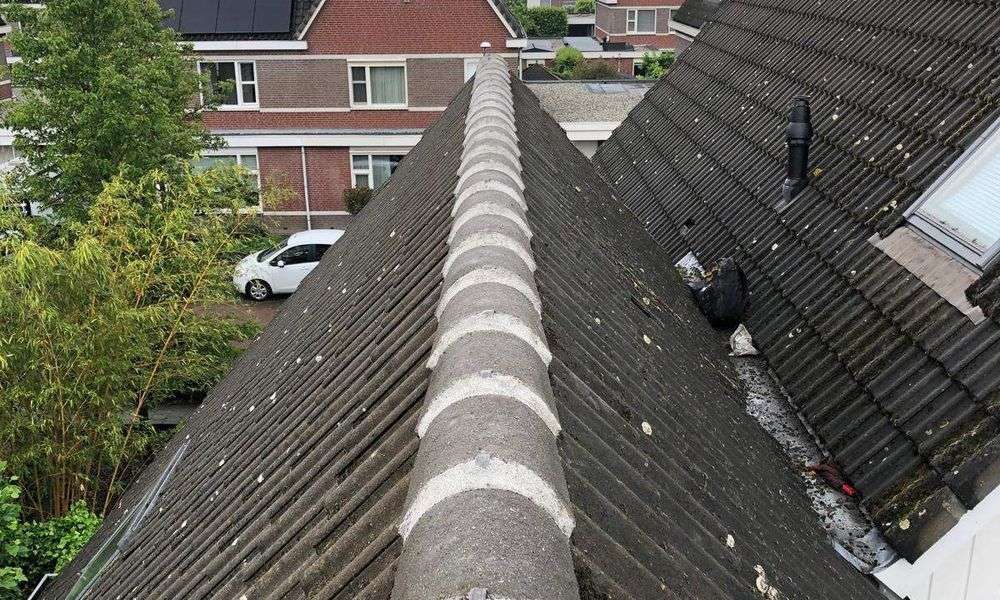 Repareren van nokvorsten in Kesteren